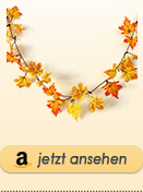 Herbstgirlande mit 40 Lichtern